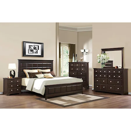 King Panel Bedroom Group